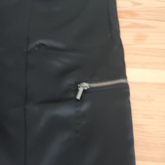 Isaac Mizrahi Live! Regular Stretch Sateen Cargo Pants , black Sz a6246 - Picture 6 of 9